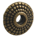 70 Bronze Tone Saucer Spacer Beads 8x4mm I2K8