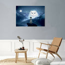 5D DIY Full Round Drill Diamond Painting Stare Dog Cat Cross Stitch Mosaic A