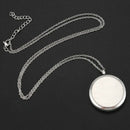 Aromatherapy Essential Oil Diffuser Necklace Stainless Steel Locket Pendant X6E9