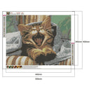 DIY Animal 5D Full Square Drill Diamond Painting Cross Stitch Gift (NF0149) A
