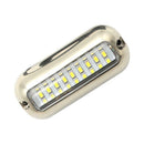 Underwater LED Boat Lamp 27 Leds Stainless Steel Pontoon Lamp Light White Color