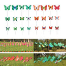 24 Pieces Garden Yard Planter Butterfly Stakes Lawn Decor Ornaments