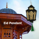 Wooden Eid Mubarak Pendant Muslim Ramadan Party Home Wall Hanging Ornament Decor