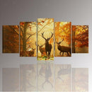 5PC HD Canvas Print Home Decor Wall Art Painting Picture Small Deer Unframed