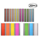 20pcs Reading Guide Strips Students Highlighter Colored Overlays Bookmark  A
