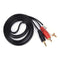 High Quality Computer 1/8  3.5Mm Male Mini Plug To 2-Rca Stereo Audio Cable  RES