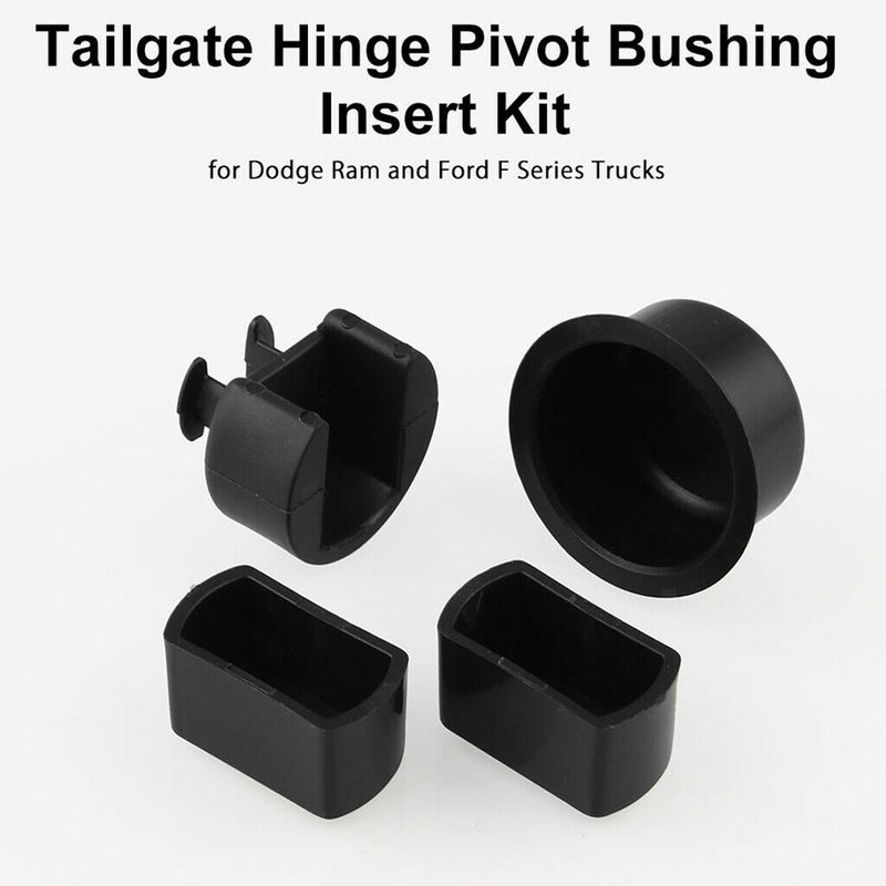 Tailgate Hinge Pivot Bushing Insert Kit For Dodge Ram Ford F Series Trucks