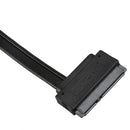 22pin SATA to eSATA USB data cable adapter cord 0.5m for hard drives Black