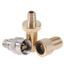 3pcs Bike Bicycle Presta to Schrader Valve Adapters Valve Extension Pump To Hn