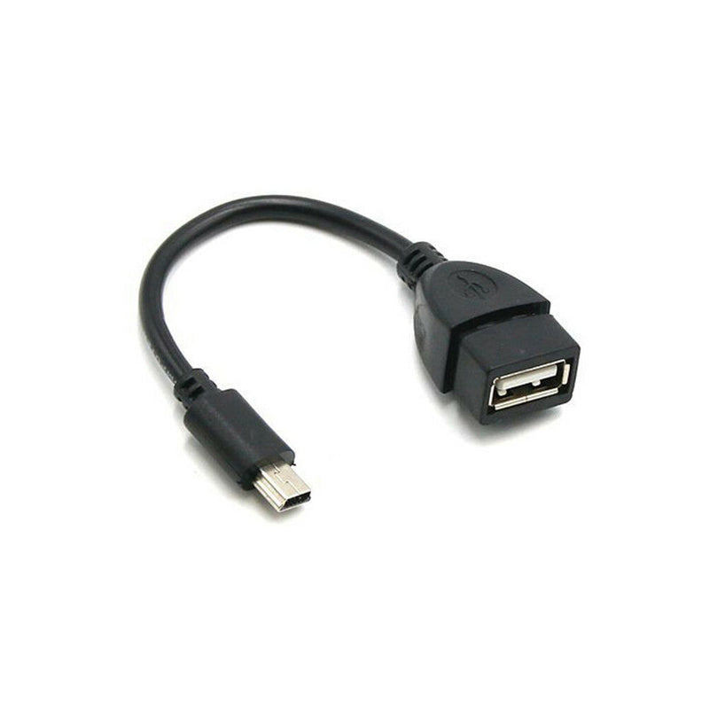 Mini USB Male to USB Female Car OTG Cable Adapter For Video Camera MMO