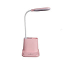 USB Phone Bracket Pen Organizer LED Table Lamp Multifunctional Bedside Read
