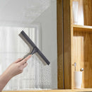 1pcs Bathroom Squeegee Glass Squeegee Cleaner Shower Window Wiper Black