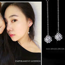 Fashion Women Earrings Pendants Tassel Ear Clip Elegant Jewellery Gifts-Ear H2V9