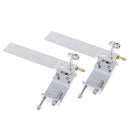 2x 95mm Alloy RC Boat Water Rudder Absorbing Steering Rudder for RC Boats A