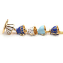 Woman Long Sweater Chain Tea Cup Pendant Necklace Enamel Charm Jewelry Gift@