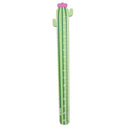 1pc fresh Cactus Ruler Wooden Measure Ruler Random Color Straight Ruler BX
