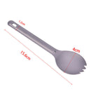 Outdoor Titanium Spork Long Handle Spoon Fork Portable Spork Cutlery,