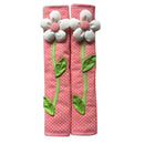 2PCS Pastoral Flower Polka Dot Door/Refrigerator Handle Cover Fridge Door H D4H9