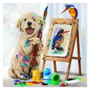 5D DIY Full Drill Diamond Painting Cute Dog Cross Stitch Embroidery Mosaic