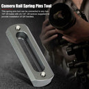 Camera Rail Spring Pins Tool  Aluminium Alloy Quick Release Rigs Slider Accessor