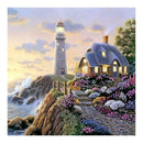 House 5D DIY Round Rhinestone Embroidery Kits Needlework Set Cross Stitch