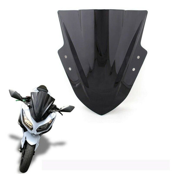 Motorcycle Windshield Windscreen Double Bubble for Kawasaki Ninja 300 EX300