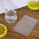 Matte Nail Art Stamper Scraper Cap Silicone Jelly Nail Stamp Stamping Nail*Tools