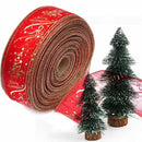 Durable Christmas Tree Hanging Ribbon Belt Decoration Ornament Party 6.3*200cm