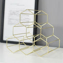 Creative Geometric Wine Rack Metal Simple Household Grape Wine Rack Restaur