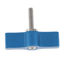 Aluminum M4 Adjust Tighten Locking Rotating Knob T-shaped Handle Screw Blue