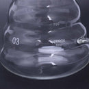 V60 Pour Over Glass Range Coffee Server Carafe Drip Coffee Pot Coffee Kettl I7Z6