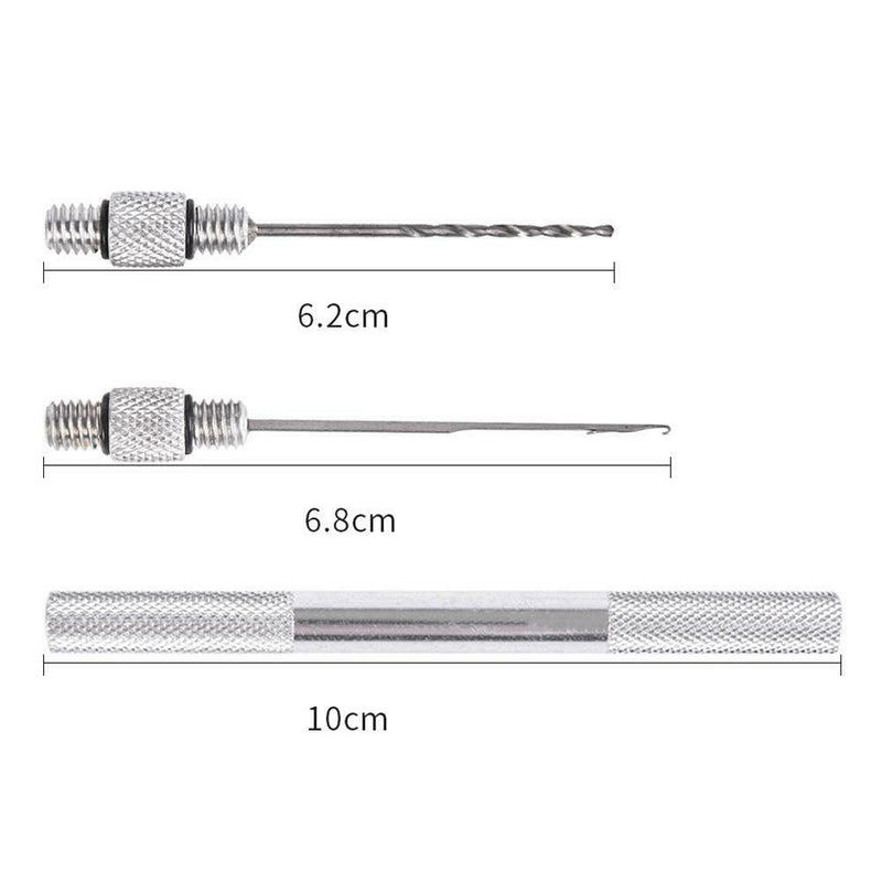 3 in 1 Combo Set Carp Fishing Rigging Bait Needle Tool Fish Drill Tackle