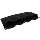 4 Pockets Vertical Garden Wall Planter Hanging Planting Flowers Bag FOR HerbsOZ