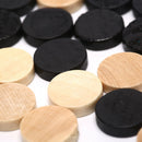 30Pcs Checkers Chess Piece for Kids Board Game Learning Camping With 2pcs Di Kw