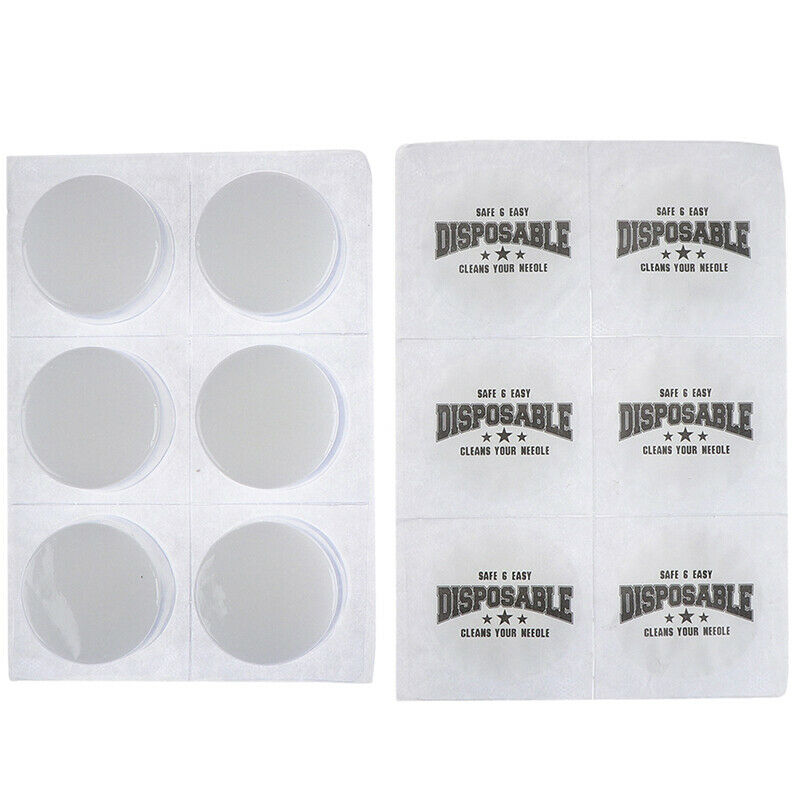 18pcs Tattoo Dip Cap Cup Dipping Dipcap Clean Blend Dry Needle Permanent Makeu3C