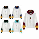 Women Long Sleeve Hoodies Sweatshirts Drawstring Block Cactus Oversized Hoo