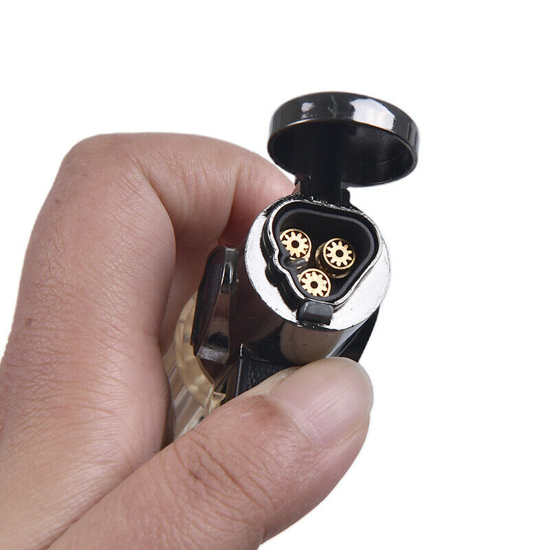 1pc 3 Nozzles Torch Gas Lighter Windproof Jet Butane Turbo Lighter 3 Fi%!