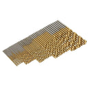 50X HSS Metric Drill Bit Set Titanium Coated Twist Drills Metal Wood 1-3mm New