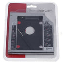 Universal Optical Bay 12.7mm SATA HDD SSD Hard Drive Caddy Adapter for laptop