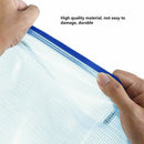 A4 Plastic File Document Folders Bags with Zipper W5Z3