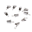 10Pcs Door Curtain Clips With Hook Heavy Duty Hook Clip Curtain Carrier 30mm