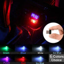 Mini USB LED Car Interior Light Neon Atmosphere Ambient Bulb NEW Lamp Acces W1S2