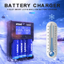 For 18650 20700 21700 32650 Li-Ion Ni-MH Battery XTAR VC4 USB Smart LCD Charger
