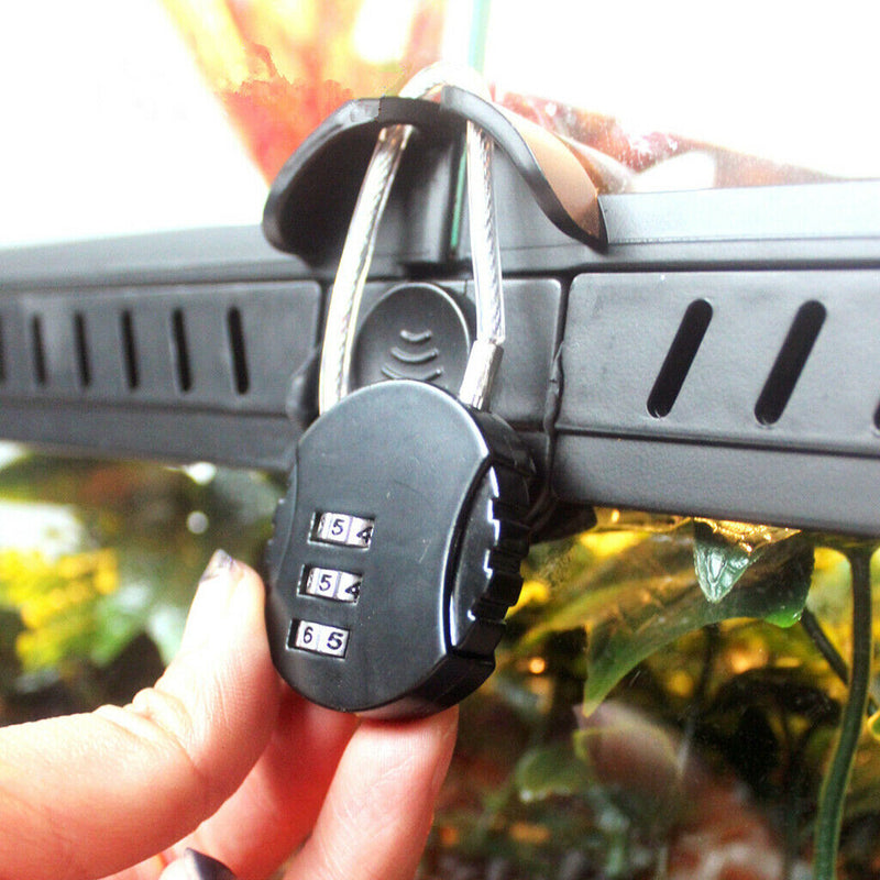 1x Combination Padlock Coded Lock for Lizard Serpent Vivarium Reptile Terrarium