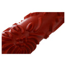Decorative paint roller with plastic handle, 17.8 cm, embossed flower desig W5Z8