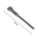 Rotary Tool Pen Shape 5mm Stainless Steel Wire Brush 20pcs X1P3