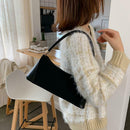 Fashion Women Handbag PU Leather Shoulder Shopping Bag Elegant Tote (Black)