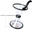 Creative Vortex Piggy Bank Gravity Circling Clear Relief Stress Saving Box