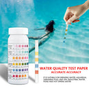 50Pcs SPA Swimming Water Test Strips Alkalinity Chlorine PH Hardness Pool 6 In1