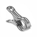 20Pcs Stainless Steel Spring Loaded Hanging Clothes Clips Pegs Pins